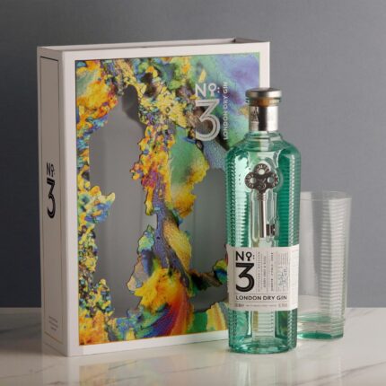 No.3 London Dry Gin Gift Box with High Ball Glass